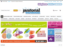 Tablet Screenshot of janitorialwarehouse.co.uk